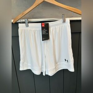 NEW Under Armour Athletic Shorts Women's White Size Small